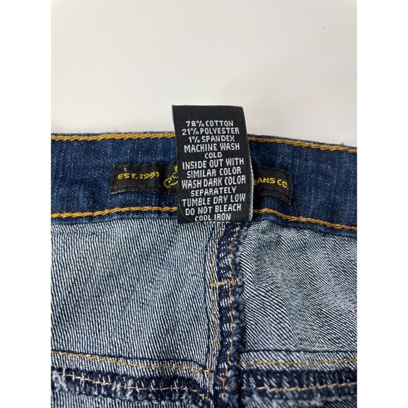 Southpole Jeans Womens Size 7 (28x29) Low Rise Y2K Jeans Studded Pockets Bootcut - Picture 9 of 15